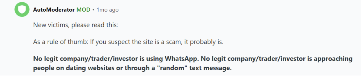 Reddit User Comment on Ruvi AI